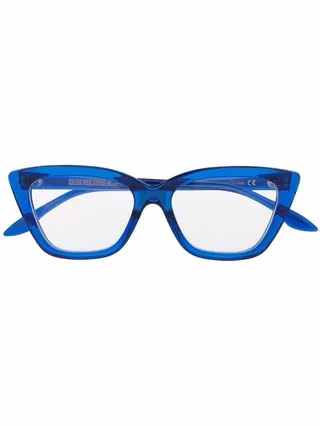 Transparent Square-Frame Glasses