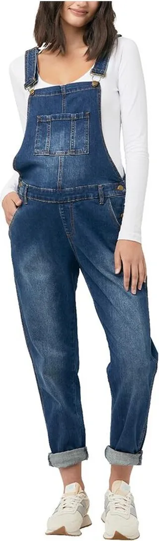 Maternity Denim Overalls