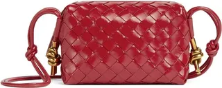 Bottega Veneta Mini Leather Loop Camera Bag