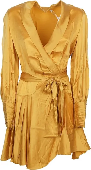 Zimmermann Wrap-Detailed Mini Dress