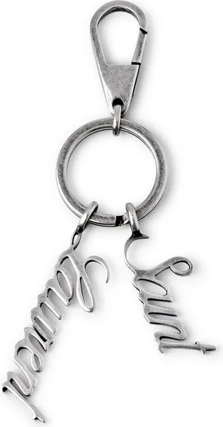 Saint Laurent Logo Charm Keyring