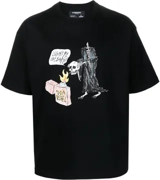 graphic-print cotton T-shirt