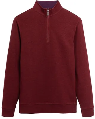 Reversible Quarter-Zip Sweater