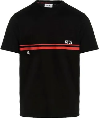 GCDS Logo Printed Crewneck T-Shirt