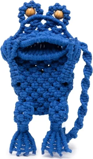 Frog Crochet Crossbody Bag