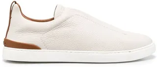 Leather Lo-Top Sneakers