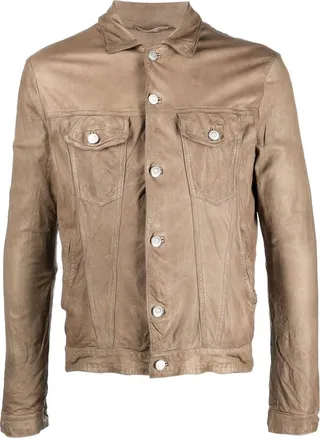 Leather Bomber Jacket