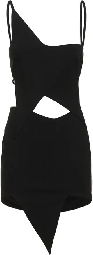Astra tech jersey star mini dress