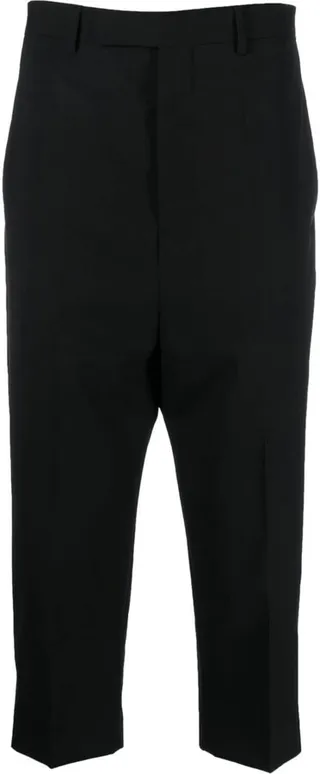 Cropped Tailored Trousers