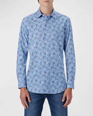 Men's Ooohcotton 8-Way Stretch Sport Shirt