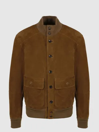 Micro-holes Suede Jacket