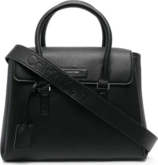 Dressed foldover tote bag