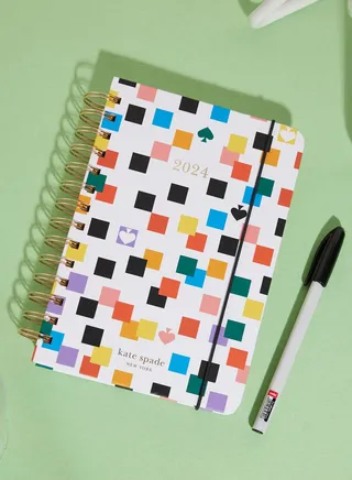 12 Month Medium Planner, Checkerboard