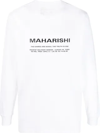 logo-print long-sleeve T-shirt