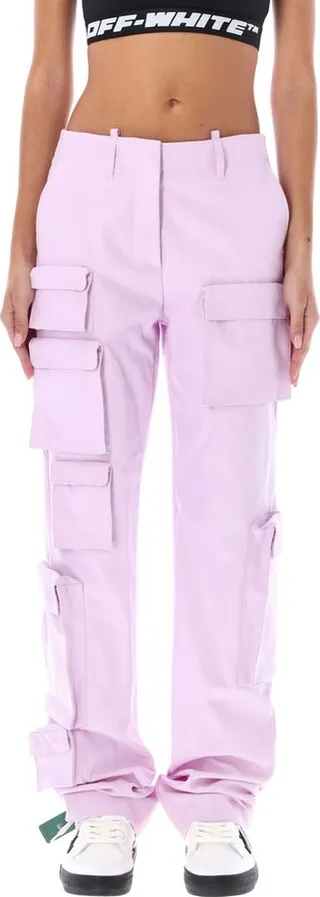 Off-White Straight Leg Cargo Pants