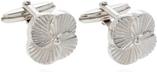 Lanvin Sculpted Floral T-Bar Fastened Cufflinks