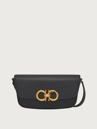 Ferragamo Women Trapezio crossbody bag (S) Black