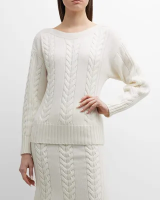 Cable Knit Top