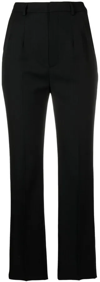 High-Waisted Tailored Trousers