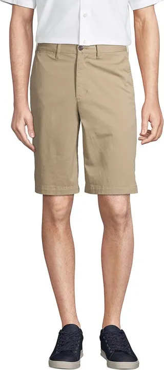 Lands' End Men's Big 11" Traditional Fit Comfort First Knockabout Chino Shorts - 52 - Khaki