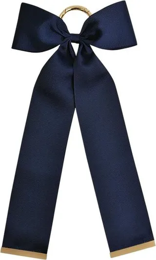 Johnny Loves Rosie - Navy Olivia Bow Keyring