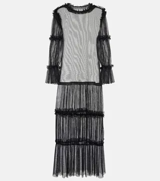 Tiered maxi dress