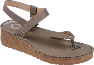 Journee Collection McCal Sandal (Grey) Women's Shoes
