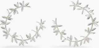 Silver-tone earrings