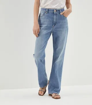 Brunello Cucinelli Relaxed Bootcut Jeans