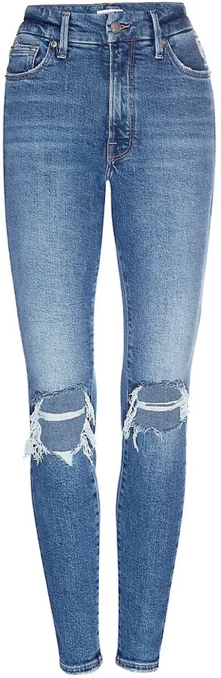Good Waist Distressed Jeans