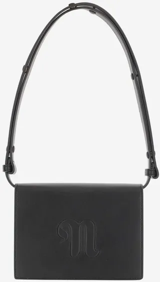 Nanushka Logo Embossed Shoulder Bag