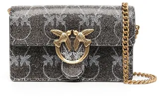 Love Birds rhinestone crossbody bag