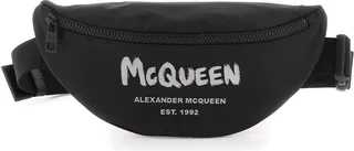 Alexander Mcqueen Graffiti Nylon Beltpack