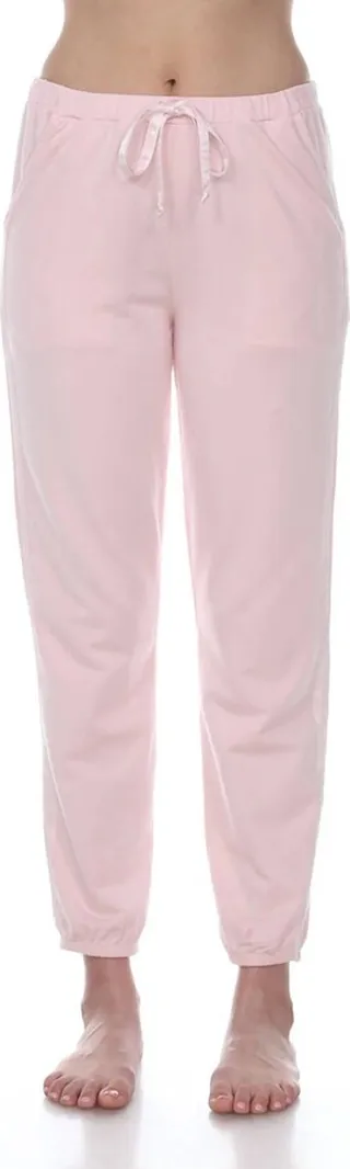 Blair French Terry Sweat Pant With Satin Trim in Blush
