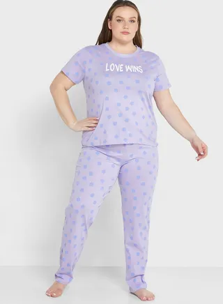 All Over Printed Pyjama Set