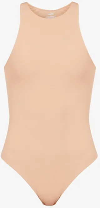 Womens Clay Fits Everybody High-neck Stretch-woven Body Xxl