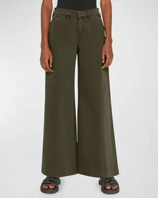 Wide-Leg Tomboy Trousers