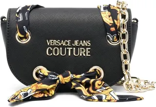 Baroque-Print Detail Shoulder Bag