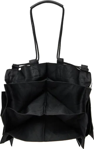 132 5. ISSEY MIYAKE Black & Silver Standard 10 Bag