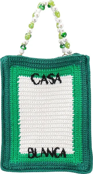 Crochet cotton handbag