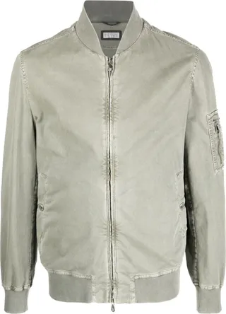 Zip-Up Bomber Jacket