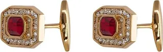 Crystal-Embellished Cufflinks