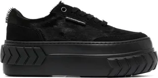 Platform Horse Hair Sneakers