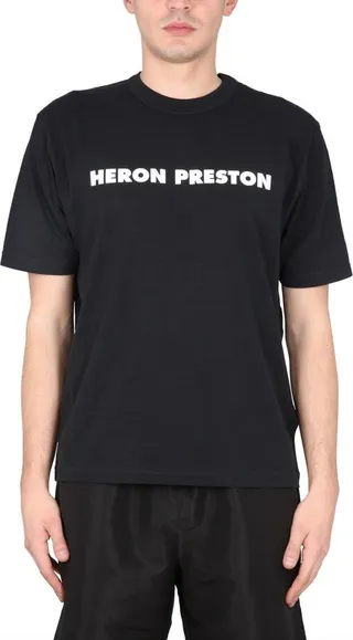Heron Preston Logo-Printed Crewneck T-Shirt
