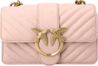 Pinko Love Icon Quilted Mini Crossbody Bag