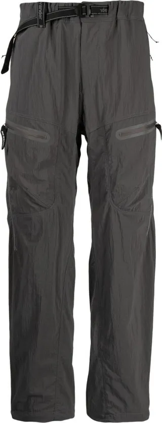 Logo-Print Cropped Trousers