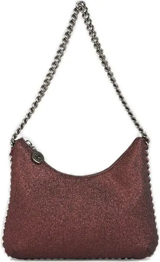 Stella McCartney Falabella Glitter Mini Shoulder Bag