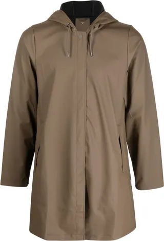 Button-Up Hooded Parka