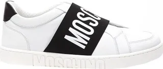 Moschino Logo Band Slip-On Sneakers