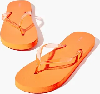 Transparent Thong Flip Flops